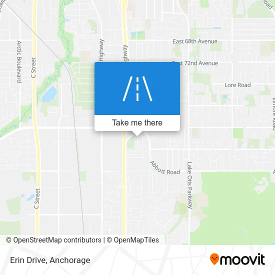 Erin Drive map