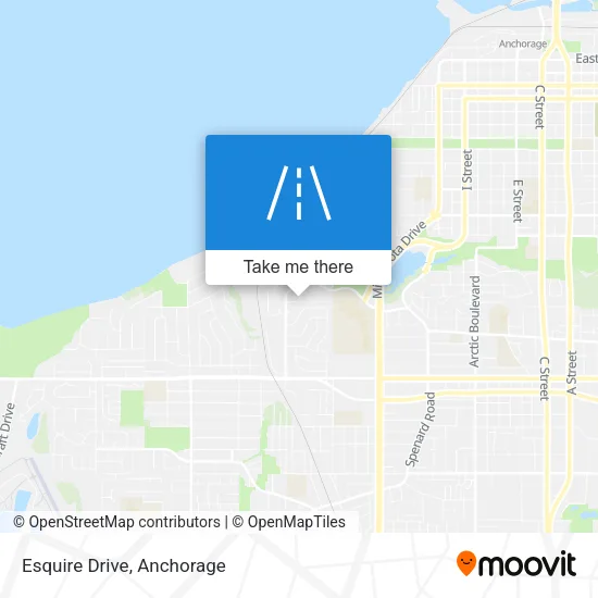 Esquire Drive map