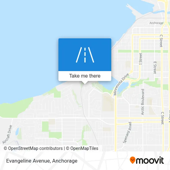 Evangeline Avenue map