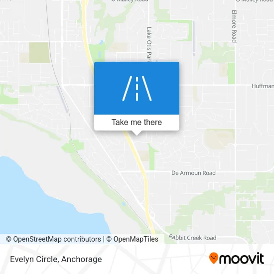 Evelyn Circle map
