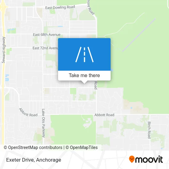 Exeter Drive map