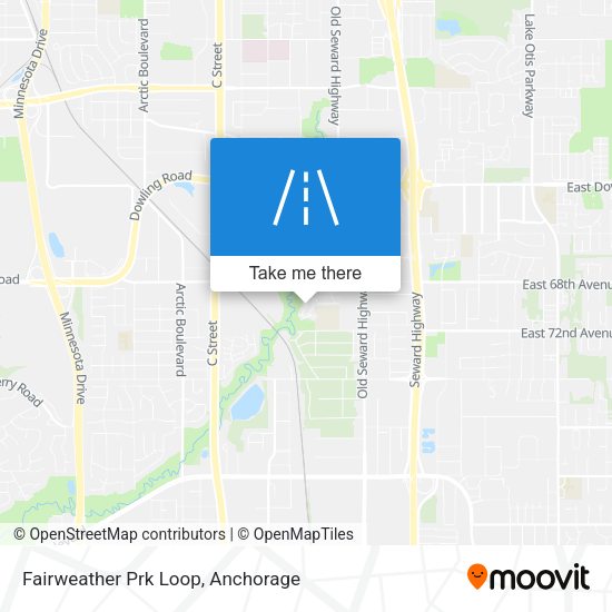 Fairweather Prk Loop map
