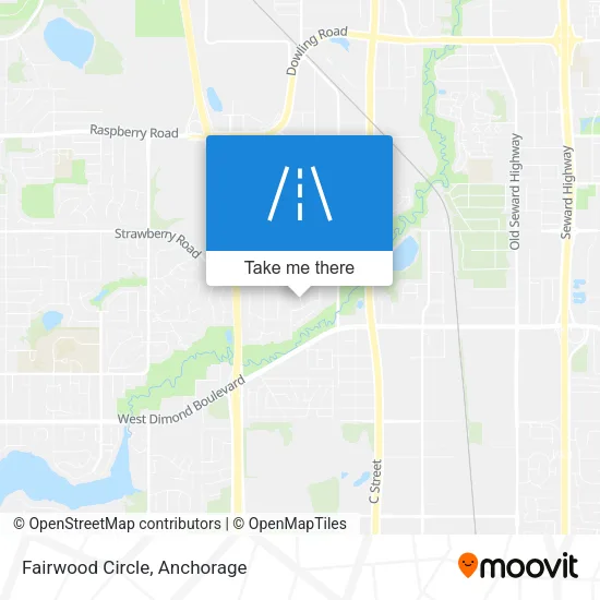 Fairwood Circle map