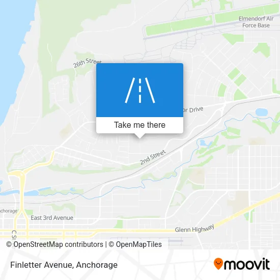 Finletter Avenue map