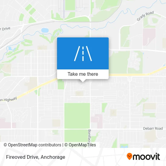 Fireoved Drive map