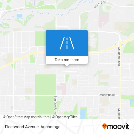 Fleetwood Avenue map
