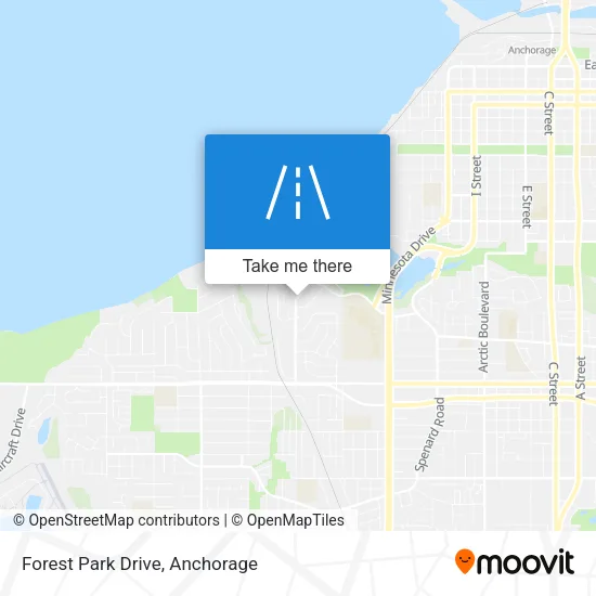 Forest Park Drive map