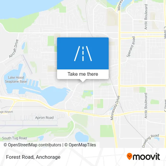 Forest Road map