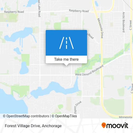 Forest Village Drive map