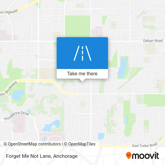 Forget Me Not Lane map