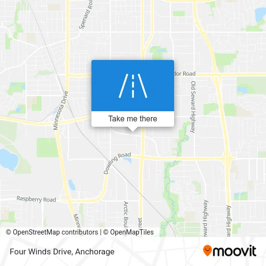 Four Winds Drive map
