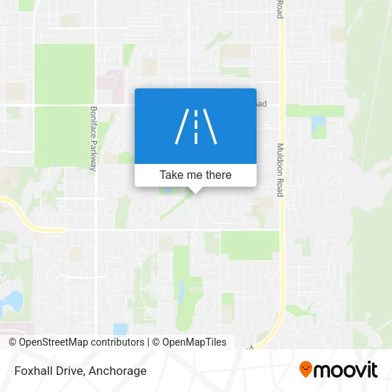 Foxhall Drive map