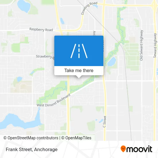 Frank Street map