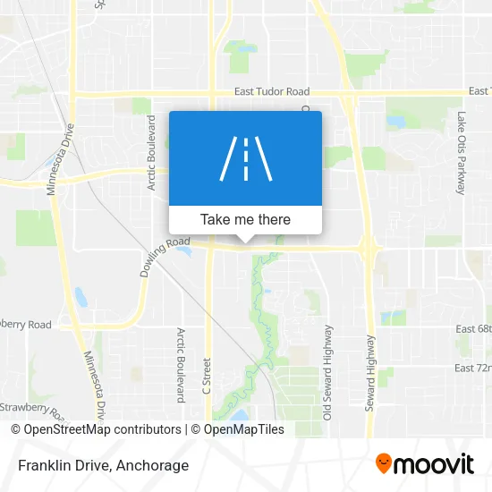 Mapa de Franklin Drive