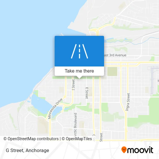 G Street map