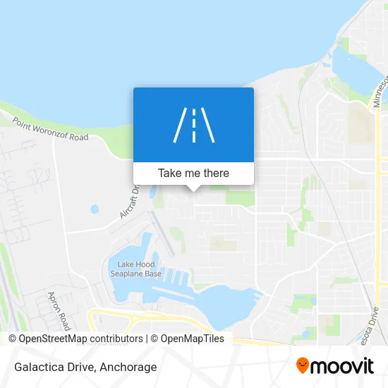 Galactica Drive map