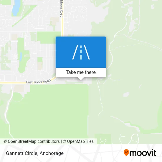 Gannett Circle map