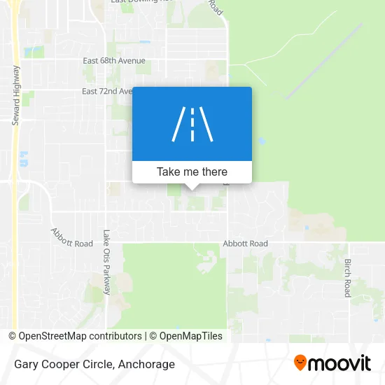 Gary Cooper Circle map