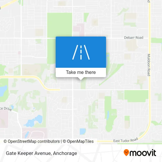 Gate Keeper Avenue map