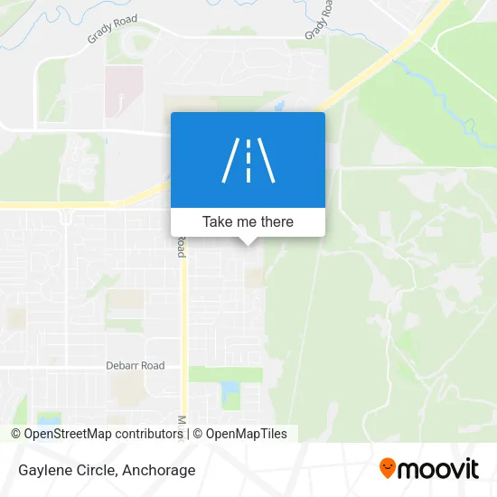 Gaylene Circle map