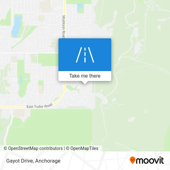 Gayot Drive map