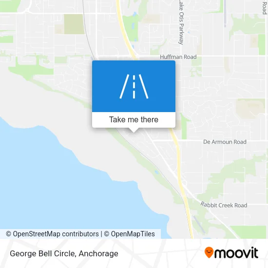 George Bell Circle map