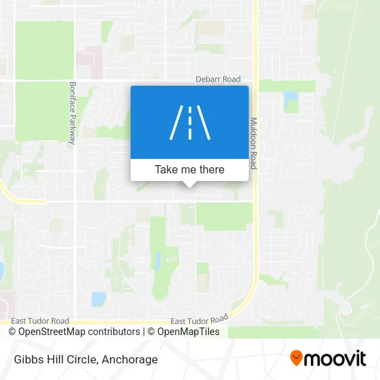 Gibbs Hill Circle map