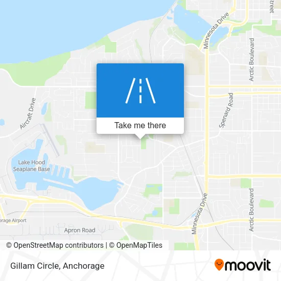 Gillam Circle map