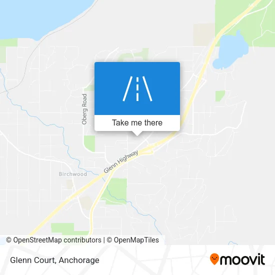 Glenn Court map