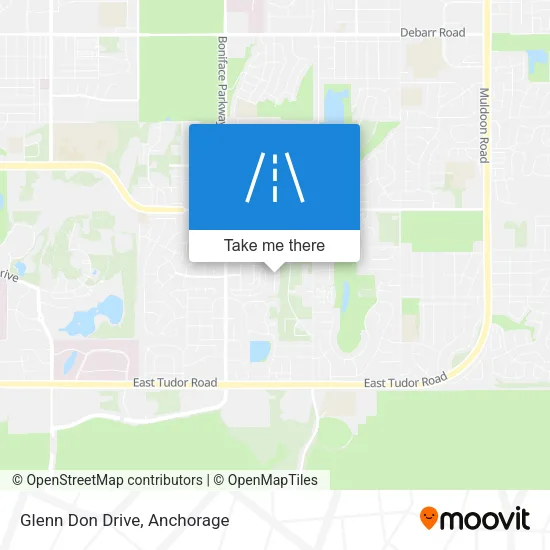 Glenn Don Drive map
