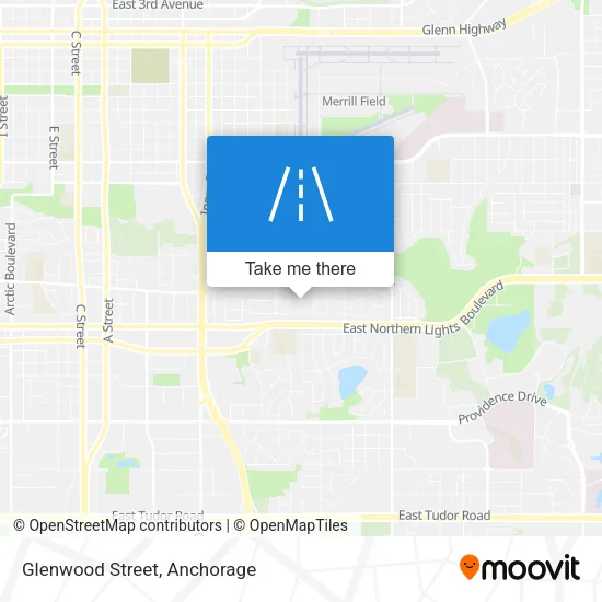 Glenwood Street map
