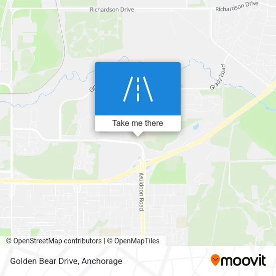 Golden Bear Drive map
