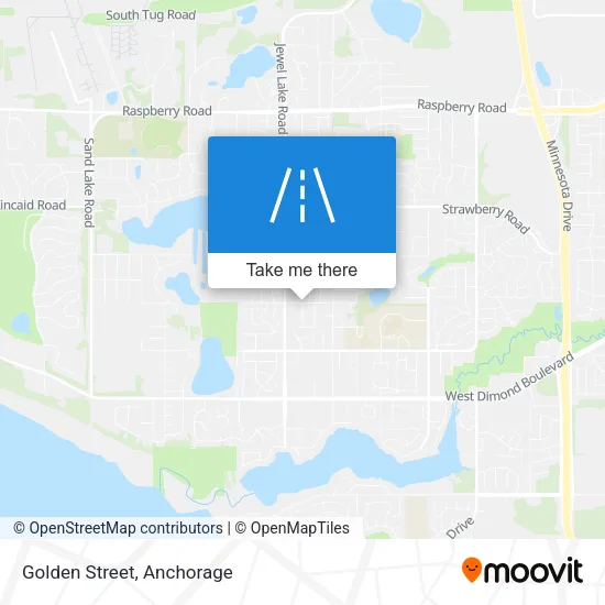 Golden Street map