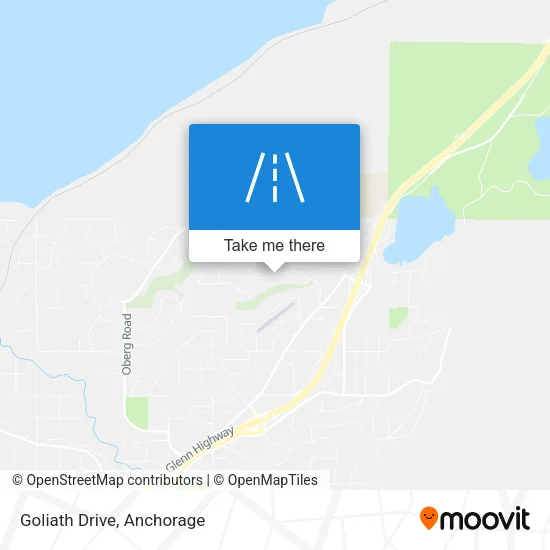 Goliath Drive map
