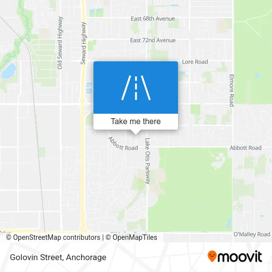 Golovin Street map