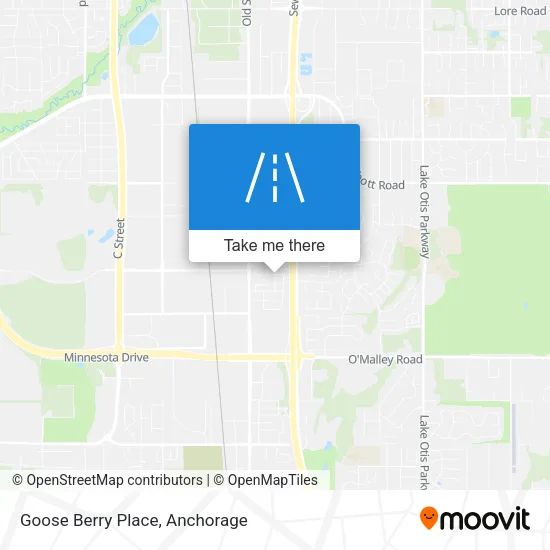 Goose Berry Place map