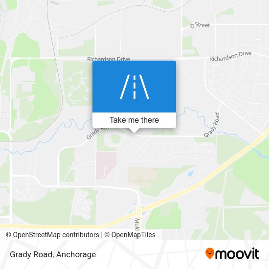 Mapa de Grady Road