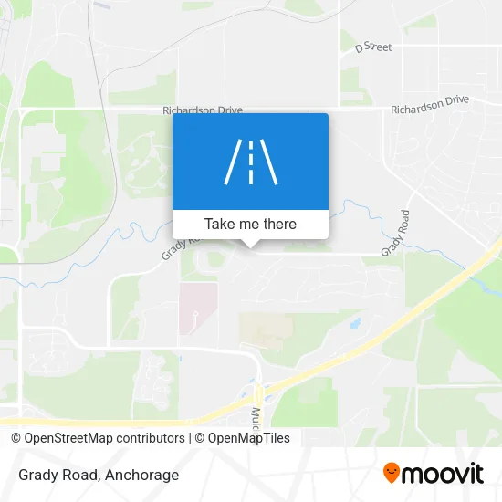 Grady Road map