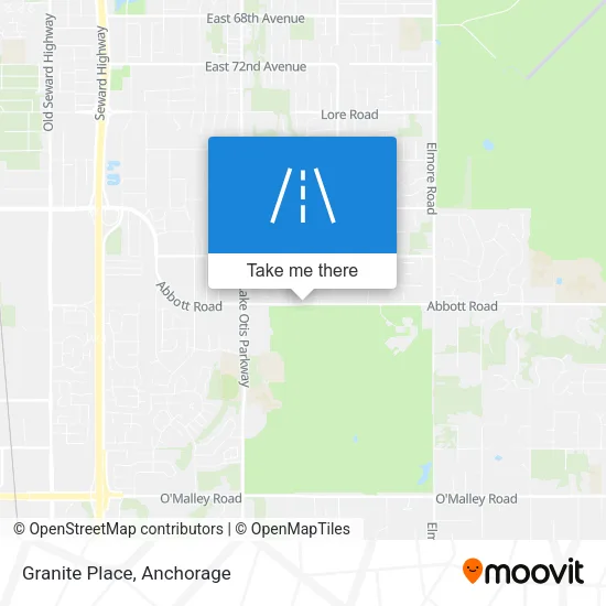 Granite Place map
