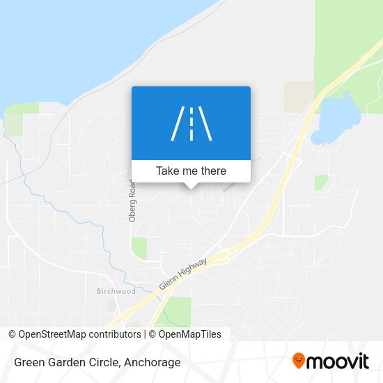 Green Garden Circle map