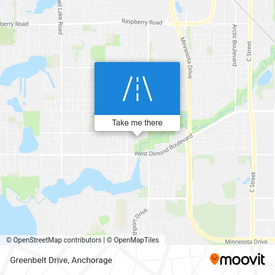 Greenbelt Drive map