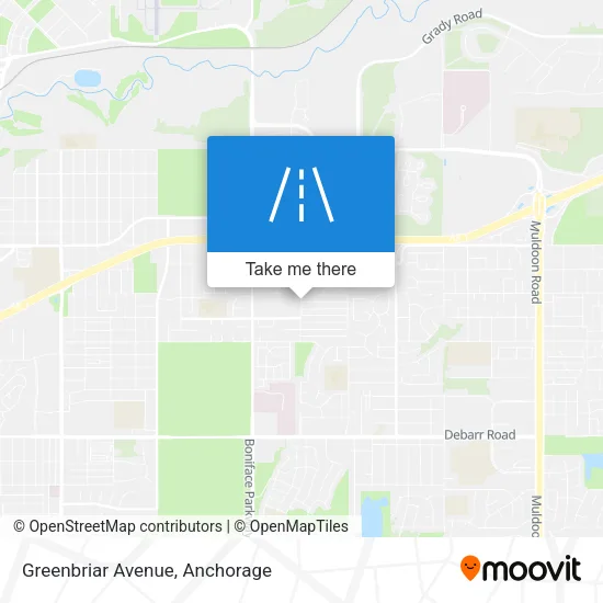 Greenbriar Avenue map
