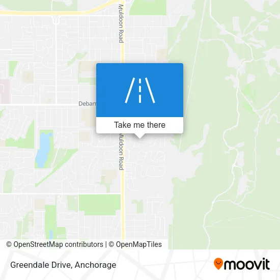Greendale Drive map