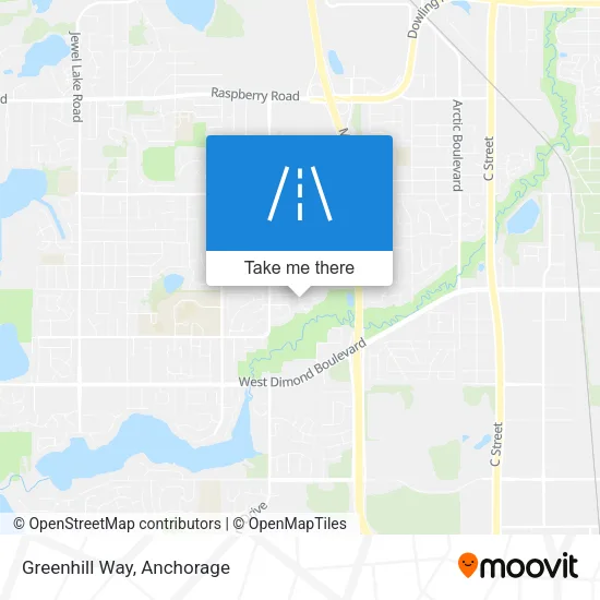 Greenhill Way map