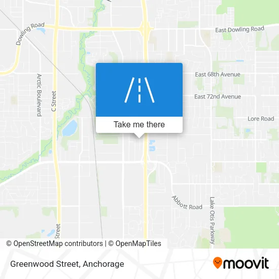Greenwood Street map