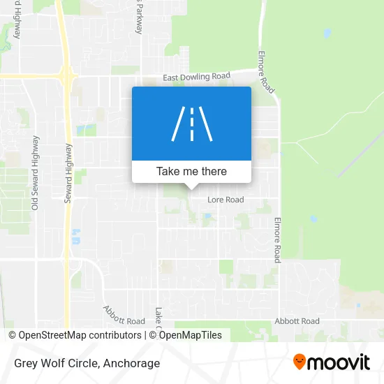 Grey Wolf Circle map