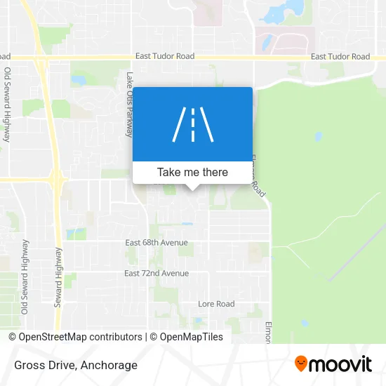 Gross Drive map