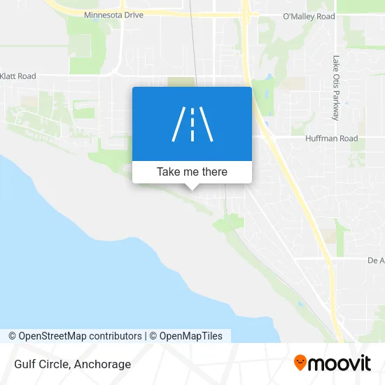 Gulf Circle map