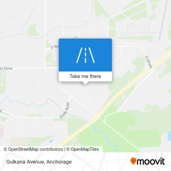 Gulkana Avenue map