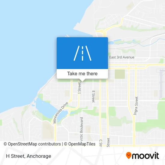 H Street map